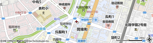 長岡市コミュニティセンター　表町コミュニティセンター表町ふれあいホーム周辺の地図