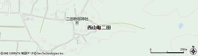新潟県柏崎市西山町二田周辺の地図