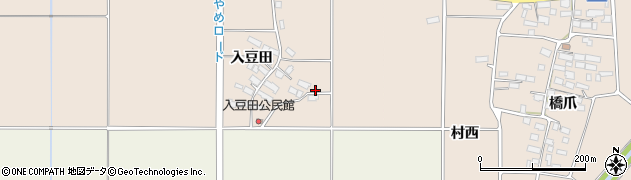 福島県会津美里町（大沼郡）下堀（入豆田）周辺の地図