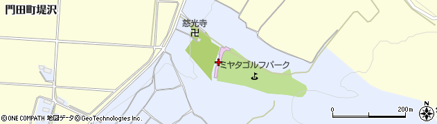ミヤタゴルフパーク周辺の地図