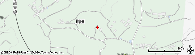 福島県田村市船引町笹山（鼡田）周辺の地図