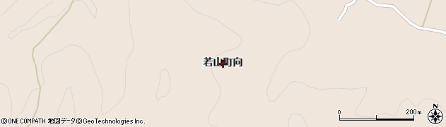 石川県珠洲市若山町向周辺の地図