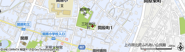 若宮児童遊園周辺の地図