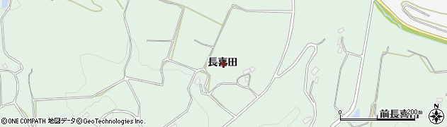 福島県郡山市西田町三町目長喜田周辺の地図