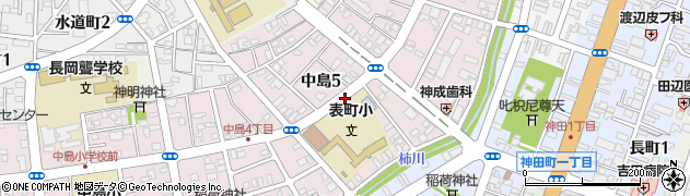 中島5丁目周辺の地図
