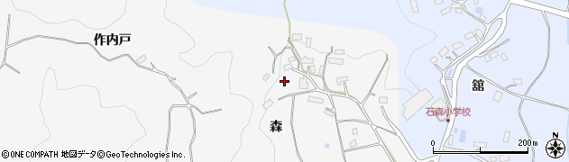 福島県田村市船引町文珠（森）周辺の地図