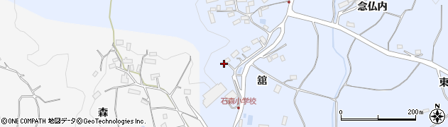 福島県田村市船引町石森舘31周辺の地図
