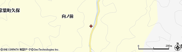 福島県田村市常葉町久保（向ノ前）周辺の地図