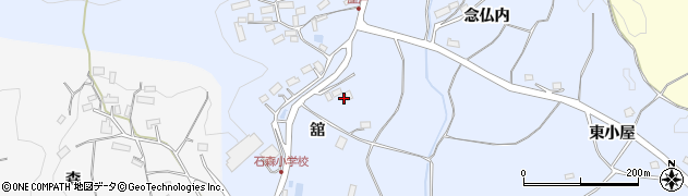 福島県田村市船引町石森舘246周辺の地図