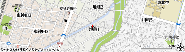 新潟県長岡市地蔵周辺の地図