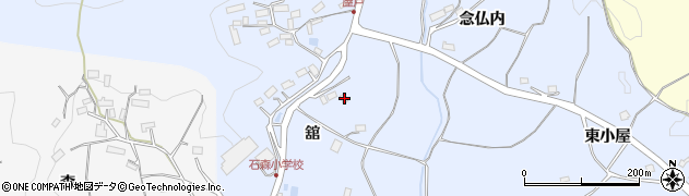 福島県田村市船引町石森舘252周辺の地図
