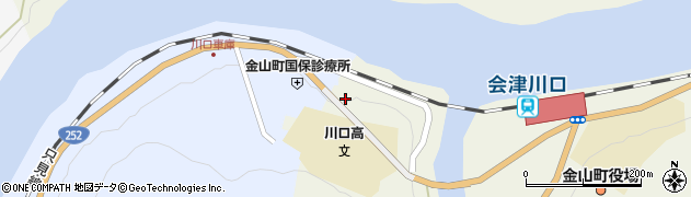 福島県大沼郡金山町川口船渡ノ上周辺の地図