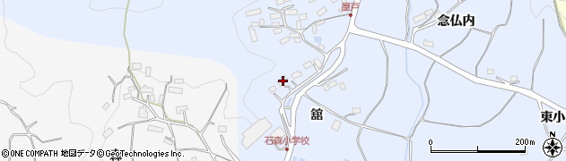 福島県田村市船引町石森舘32周辺の地図