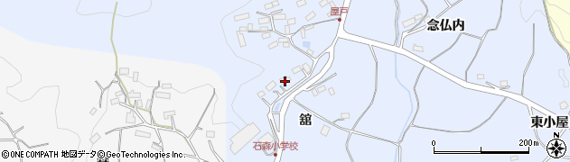 福島県田村市船引町石森舘38周辺の地図