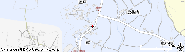 福島県田村市船引町石森舘346周辺の地図