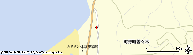 石川県輪島市町野町曽々木サ2周辺の地図