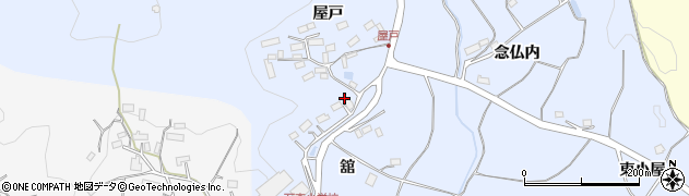福島県田村市船引町石森舘45周辺の地図