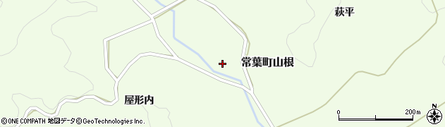 福島県田村市常葉町山根周辺の地図