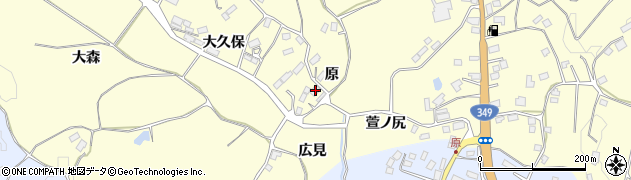 福島県田村市船引町北鹿又原32周辺の地図