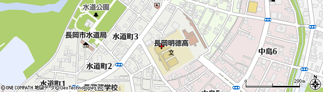 新潟県立長岡明徳高等学校周辺の地図