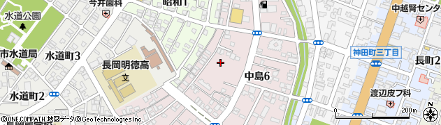 中島中央公園周辺の地図