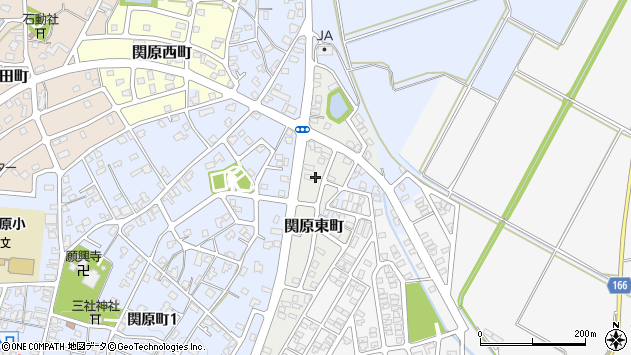〒940-2038 新潟県長岡市関原東町の地図