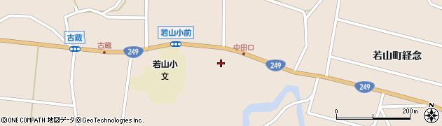 石川県珠洲市若山町古蔵卯周辺の地図