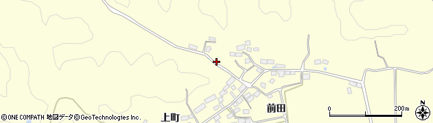 福島県郡山市熱海町上伊豆島（町尻）周辺の地図