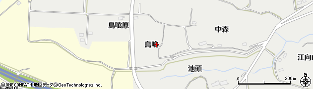 福島県郡山市日和田町梅沢鳥喰周辺の地図