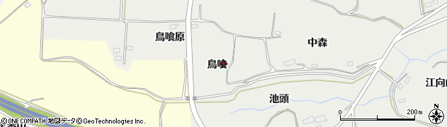 福島県郡山市日和田町梅沢（鳥喰）周辺の地図