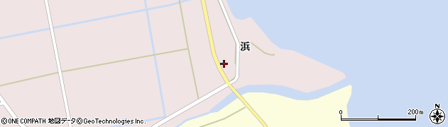 福島県会津若松市湊町大字静潟（浜甲）周辺の地図