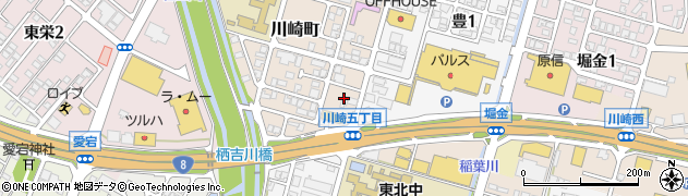 オリックスレンタカー長岡川崎店周辺の地図