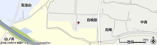 福島県郡山市日和田町梅沢（鳥喰原）周辺の地図