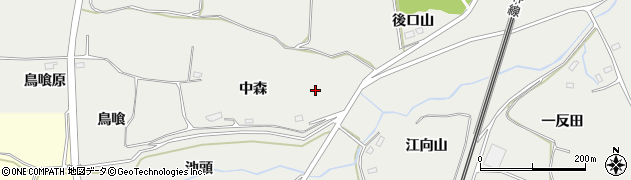 福島県郡山市日和田町梅沢周辺の地図