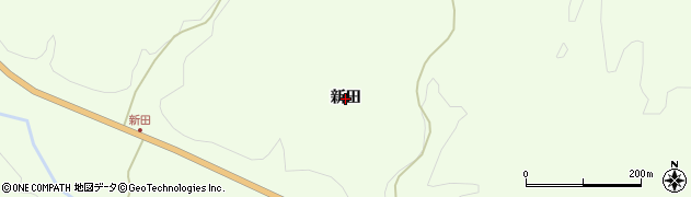 福島県田村市都路町岩井沢（新田）周辺の地図