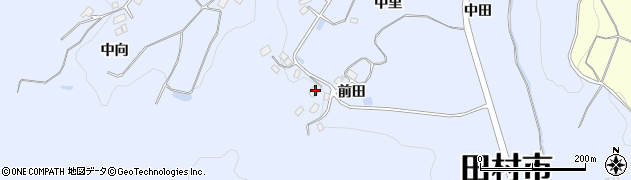 福島県田村市船引町石森前田125周辺の地図