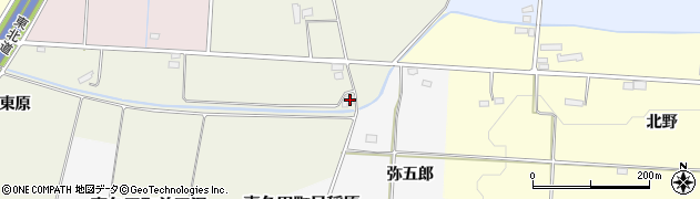 福島県郡山市喜久田町前田沢東原30周辺の地図