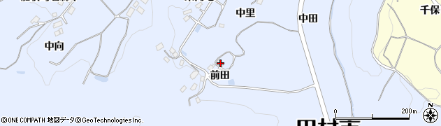福島県田村市船引町石森前田107周辺の地図
