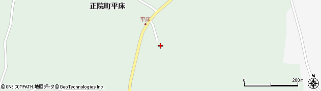 石川県珠洲市正院町平床27周辺の地図