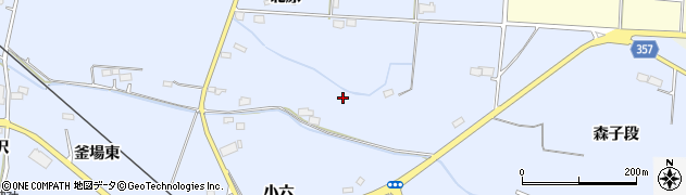 福島県郡山市喜久田町堀之内林越周辺の地図