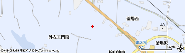 福島県郡山市喜久田町堀之内（松入）周辺の地図