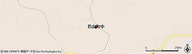 石川県珠洲市若山町中周辺の地図