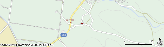 新潟県長岡市麻生田町1961周辺の地図