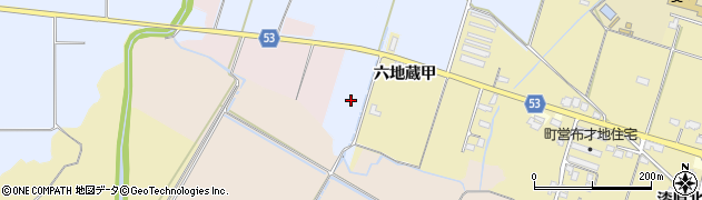 福島県会津美里町（大沼郡）新布才地周辺の地図