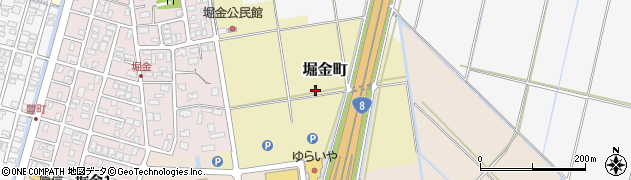 新潟県長岡市堀金町周辺の地図