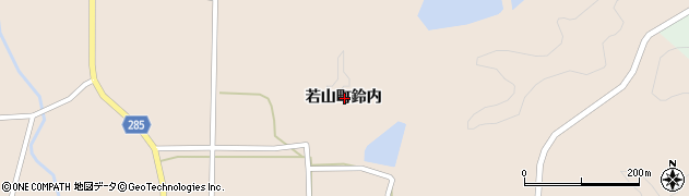 石川県珠洲市若山町鈴内周辺の地図