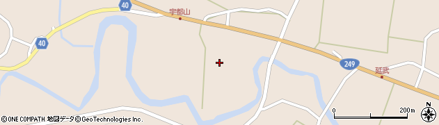石川県珠洲市若山町延武う周辺の地図