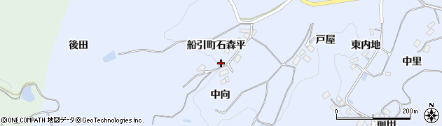 福島県田村市船引町石森平282周辺の地図
