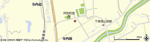 福島県双葉町（双葉郡）長塚周辺の地図
