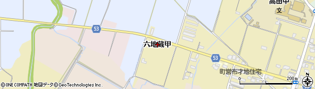福島県会津美里町（大沼郡）六地蔵（甲）周辺の地図